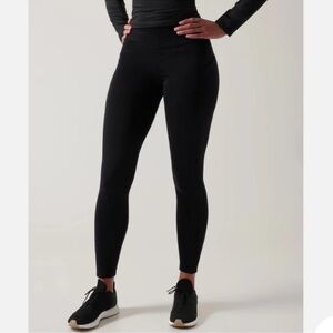 NWT Athleta Altitude Stash Tight in Polartec Powerstretch Leggings L